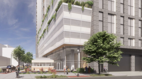 Rendering of the Former Tastee Diner Development